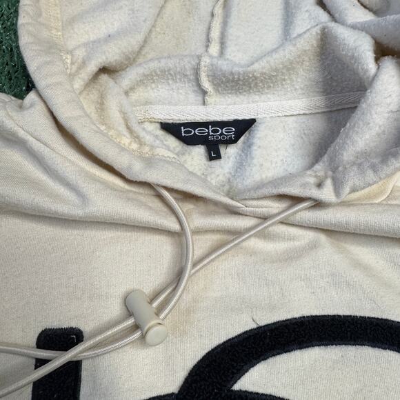 Vintage Y2K Bebe Cropped Hoodie - Picture 3 of 5